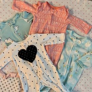 👶🏼Carter zip pajamas🥳